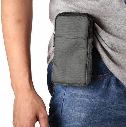 Universal Crossbody Cell Phone Purse Waist Pack Bag for Outdoor Sports Moblie Phone Carrying Cases Shoulder Belt Bag Pouch for iPhone 7 6/6S Plus Samsung Galaxy Phones Under 6.0'' from
