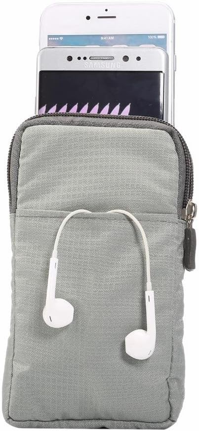 Universal Crossbody Cell Phone Purse Waist Pack Bag for Outdoor Sports Moblie Phone Carrying Cases Shoulder Belt Bag Pouch for iPhone 7 6/6S Plus Samsung Galaxy Phones Under 6.0'' from