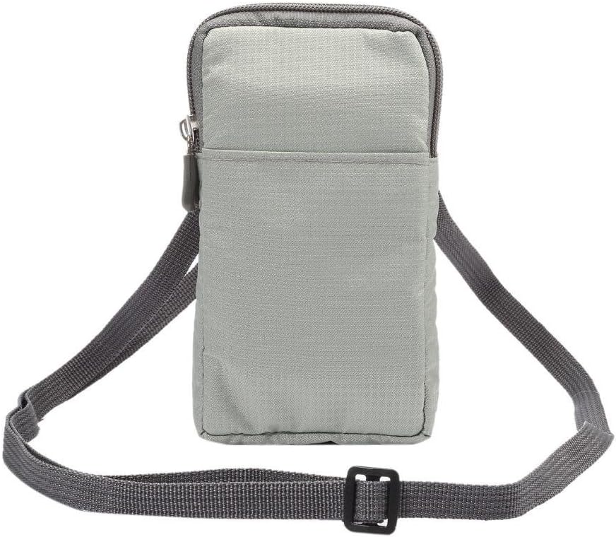Universal Crossbody Cell Phone Purse Waist Pack Bag for Outdoor Sports Moblie Phone Carrying Cases Shoulder Belt Bag Pouch for iPhone 7 6/6S Plus Samsung Galaxy Phones Under 6.0'' from