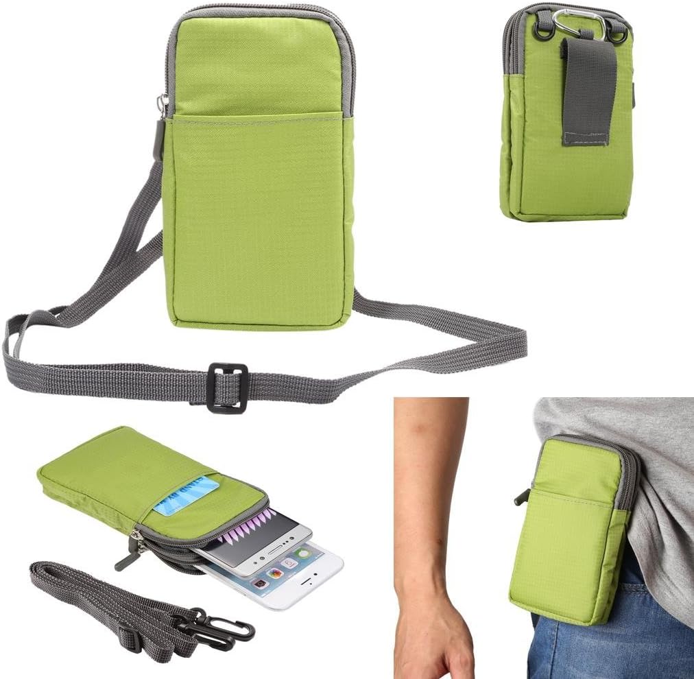 Universal Crossbody Cell Phone Purse Waist Pack Bag for Outdoor Sports Moblie Phone Carrying Cases Shoulder Belt Bag Pouch for iPhone 7 6/6S Plus Samsung Galaxy Phones Under 6.0'' from