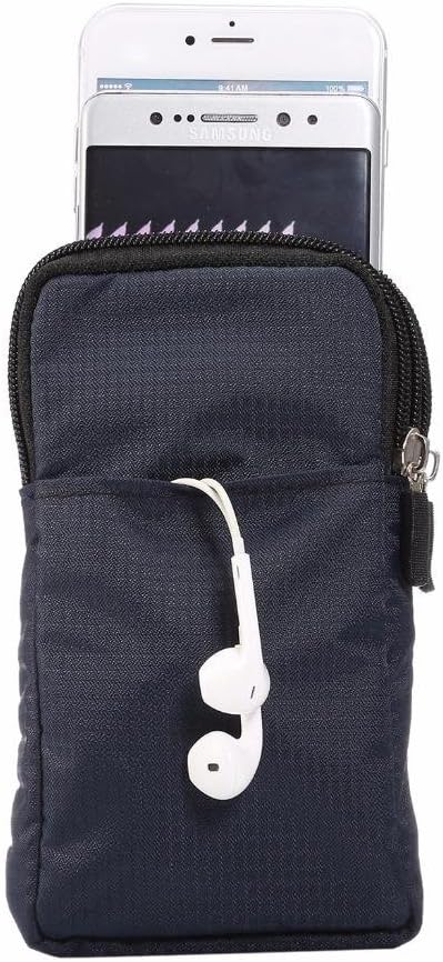 Universal Crossbody Cell Phone Purse Waist Pack Bag for Outdoor Sports Moblie Phone Carrying Cases Shoulder Belt Bag Pouch for iPhone 7 6/6S Plus Samsung Galaxy Phones Under 6.0'' from