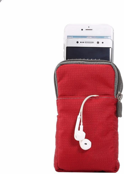 Universal Crossbody Cell Phone Purse Waist Pack Bag for Outdoor Sports Moblie Phone Carrying Cases Shoulder Belt Bag Pouch for iPhone 7 6/6S Plus Samsung Galaxy Phones Under 6.0'' from