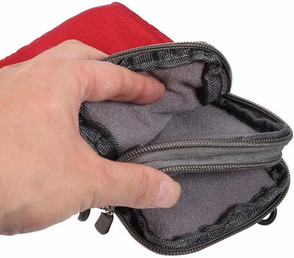 Universal Crossbody Cell Phone Purse Waist Pack Bag for Outdoor Sports Moblie Phone Carrying Cases Shoulder Belt Bag Pouch for iPhone 7 6/6S Plus Samsung Galaxy Phones Under 6.0'' from