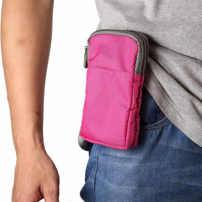 Universal Crossbody Cell Phone Purse Waist Pack Bag for Outdoor Sports Moblie Phone Carrying Cases Shoulder Belt Bag Pouch for iPhone 7 6/6S Plus Samsung Galaxy Phones Under 6.0'' from