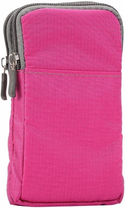 Universal Crossbody Cell Phone Purse Waist Pack Bag for Outdoor Sports Moblie Phone Carrying Cases Shoulder Belt Bag Pouch for iPhone 7 6/6S Plus Samsung Galaxy Phones Under 6.0'' from