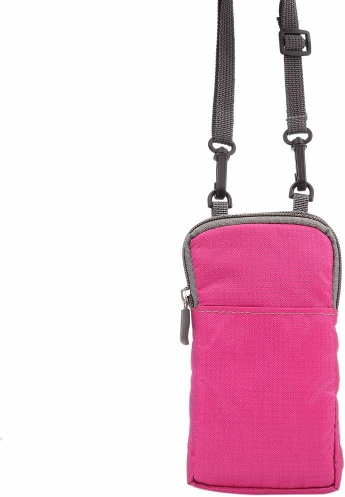 Universal Crossbody Cell Phone Purse Waist Pack Bag for Outdoor Sports Moblie Phone Carrying Cases Shoulder Belt Bag Pouch for iPhone 7 6/6S Plus Samsung Galaxy Phones Under 6.0'' from