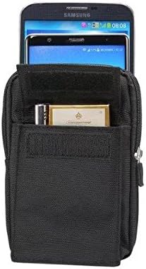 Universal Crossbody Cell Phone Purse Waist Pack Bag for Outdoor Sports Moblie Phone Carrying Cases Shoulder Belt Bag Pouch for iPhone 7 6/6S Plus Samsung Galaxy Phones Under 6.0'' from