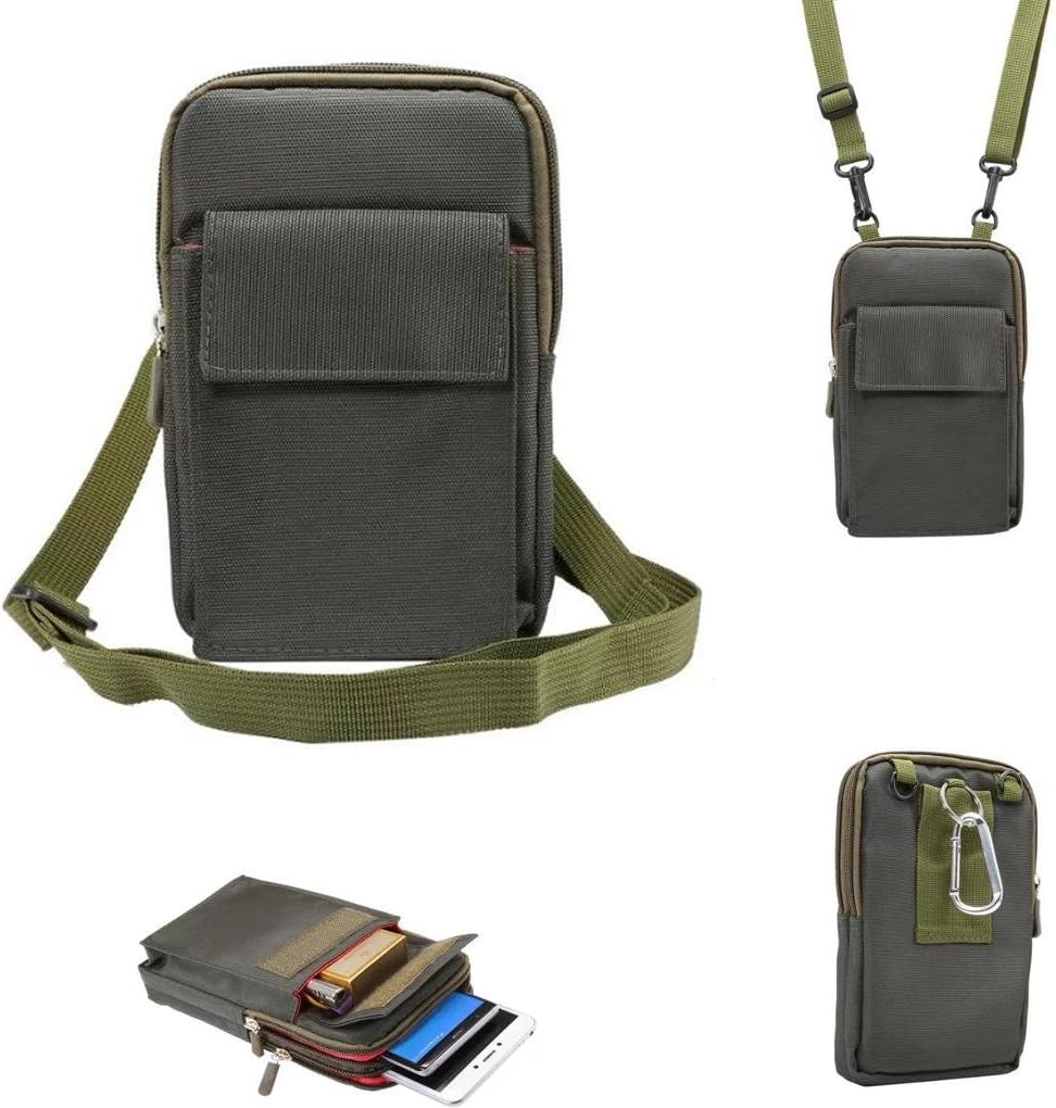 Universal Crossbody Cell Phone Purse Waist Pack Bag for Outdoor Sports Moblie Phone Carrying Cases Shoulder Belt Bag Pouch for iPhone 7 6/6S Plus Samsung Galaxy Phones Under 6.0'' from