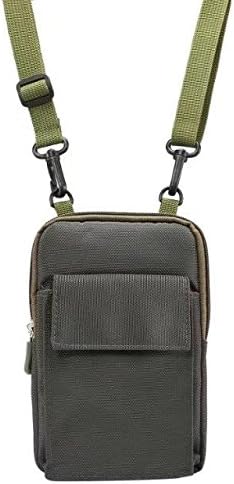 Universal Crossbody Cell Phone Purse Waist Pack Bag for Outdoor Sports Moblie Phone Carrying Cases Shoulder Belt Bag Pouch for iPhone 7 6/6S Plus Samsung Galaxy Phones Under 6.0'' from