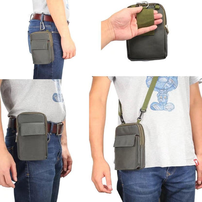 Universal Crossbody Cell Phone Purse Waist Pack Bag for Outdoor Sports Moblie Phone Carrying Cases Shoulder Belt Bag Pouch for iPhone 7 6/6S Plus Samsung Galaxy Phones Under 6.0'' from