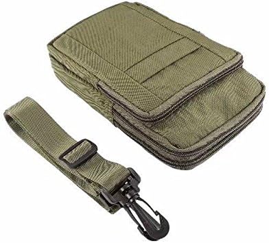 Universal Crossbody Cell Phone Purse Waist Pack Bag for Outdoor Sports Moblie Phone Carrying Cases Shoulder Belt Bag Pouch for iPhone 7 6/6S Plus Samsung Galaxy Phones Under 6.0'' from