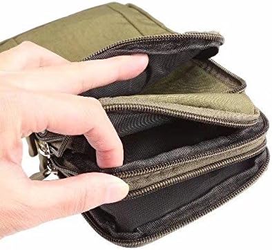 Universal Crossbody Cell Phone Purse Waist Pack Bag for Outdoor Sports Moblie Phone Carrying Cases Shoulder Belt Bag Pouch for iPhone 7 6/6S Plus Samsung Galaxy Phones Under 6.0'' from