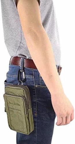 Universal Crossbody Cell Phone Purse Waist Pack Bag for Outdoor Sports Moblie Phone Carrying Cases Shoulder Belt Bag Pouch for iPhone 7 6/6S Plus Samsung Galaxy Phones Under 6.0'' from