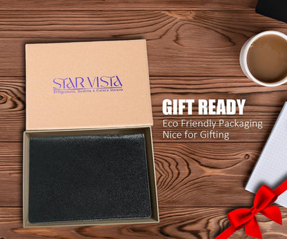 Phoenix Leather Passport Holder, Full Grain Leather Travel Wallet - Slim, Bifold, RFID Blocking, ID Window, Coin Pocket, Card Slots, SIM Slots, AirTag Holder