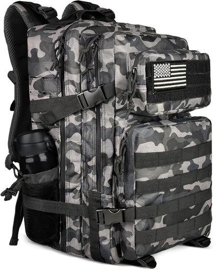 45L Military Tactical Backpack, Army 3-Day Assault Pack Bug Out Bag for Hiking Camping | Army