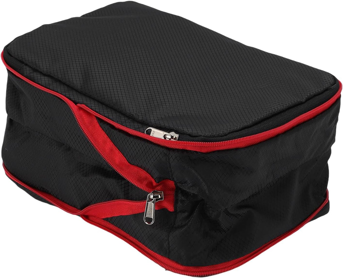 9L Compression Packing Set Lightweight Nylon Travel Bag for Organized Luggage Sided Design for and Dirty Clothes for Holidays Business Trips (Grey)