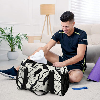 Gym Travel Bag Sports Duffel Simple Weekender Overnight Bag Men Women Workout Short Trip