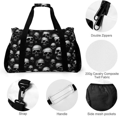 Gym Travel Bag Sports Duffel Simple Weekender Overnight Bag Men Women Workout Short Trip