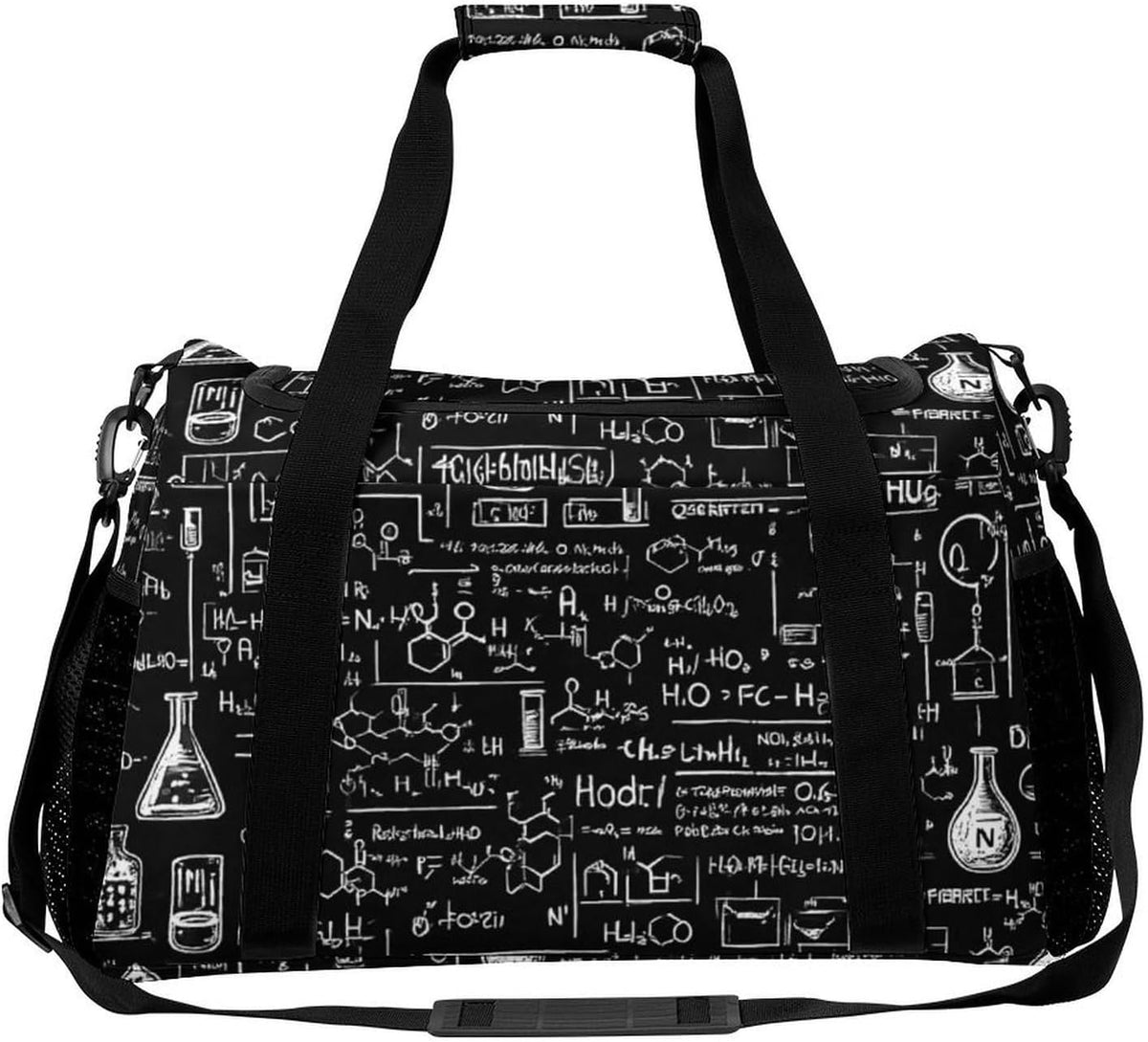Gym Travel Bag Sports Duffel Simple Weekender Overnight Bag Men Women Workout Short Trip