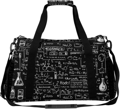 Gym Travel Bag Sports Duffel Simple Weekender Overnight Bag Men Women Workout Short Trip