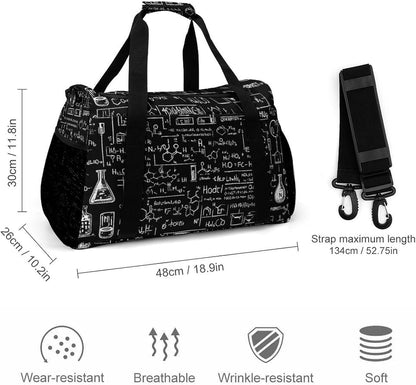 Gym Travel Bag Sports Duffel Simple Weekender Overnight Bag Men Women Workout Short Trip