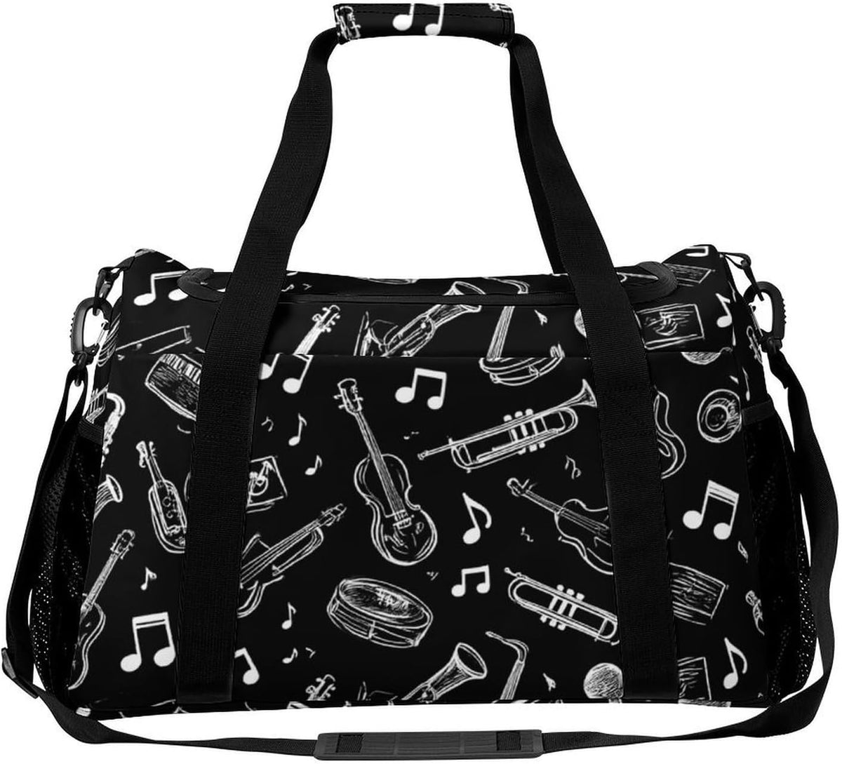 Gym Travel Bag Sports Duffel Simple Weekender Overnight Bag Men Women Workout Short Trip