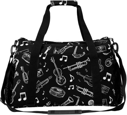 Gym Travel Bag Sports Duffel Simple Weekender Overnight Bag Men Women Workout Short Trip