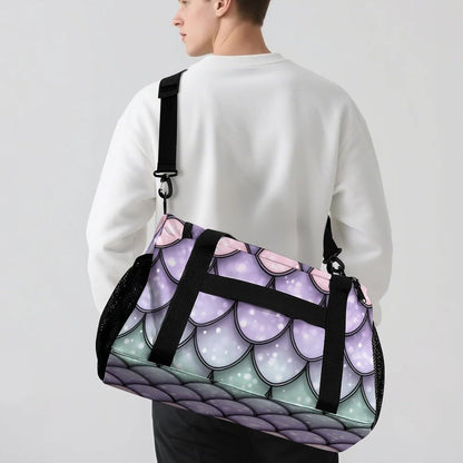 Gym Travel Bag Sports Duffel Simple Weekender Overnight Bag Men Women Workout Short Trip