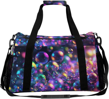 Gym Travel Bag Sports Duffel Simple Weekender Overnight Bag Men Women Workout Short Trip