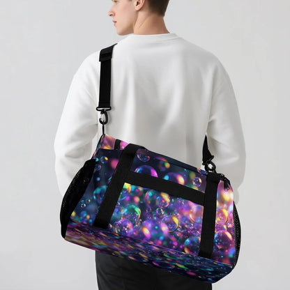 Gym Travel Bag Sports Duffel Simple Weekender Overnight Bag Men Women Workout Short Trip