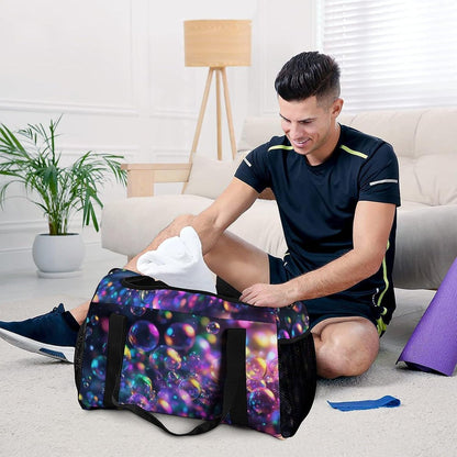 Gym Travel Bag Sports Duffel Simple Weekender Overnight Bag Men Women Workout Short Trip