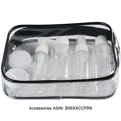 Clear Carry-On Travel Toiletry Bag TSA 3 1 1 Airline Quart Bag 1 Quart Sized with Zipper for Men and Women 1 Pack