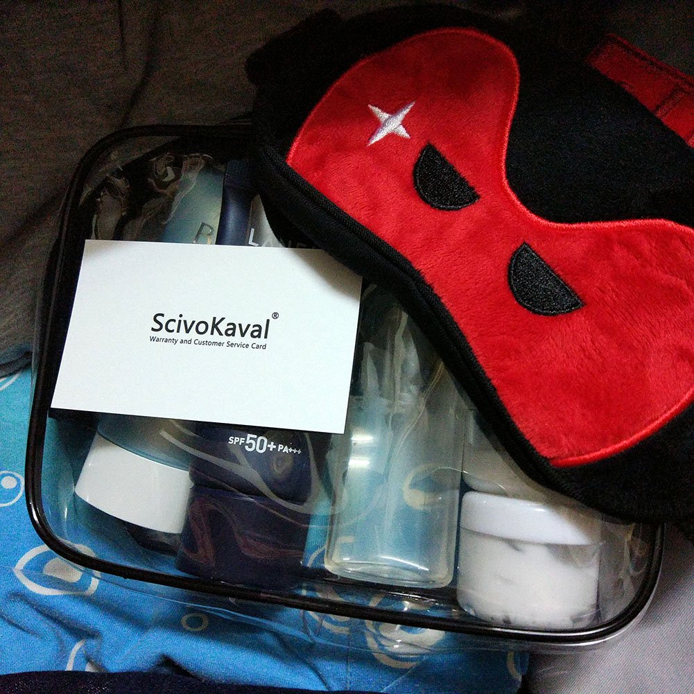 Clear Carry-On Travel Toiletry Bag TSA 3 1 1 Airline Quart Bag 1 Quart Sized with Zipper for Men and Women 1 Pack
