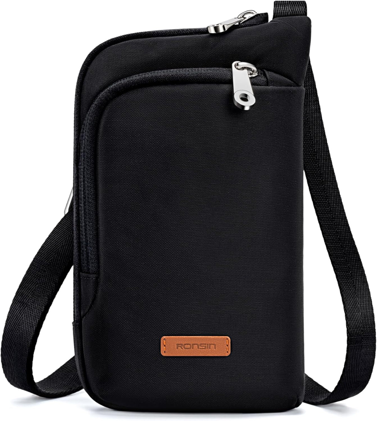 Small Anti Theft Crossbody Bags for Women Nylon Cell Phone Purses RFID Blocking Travel Purse with Locking Zipper