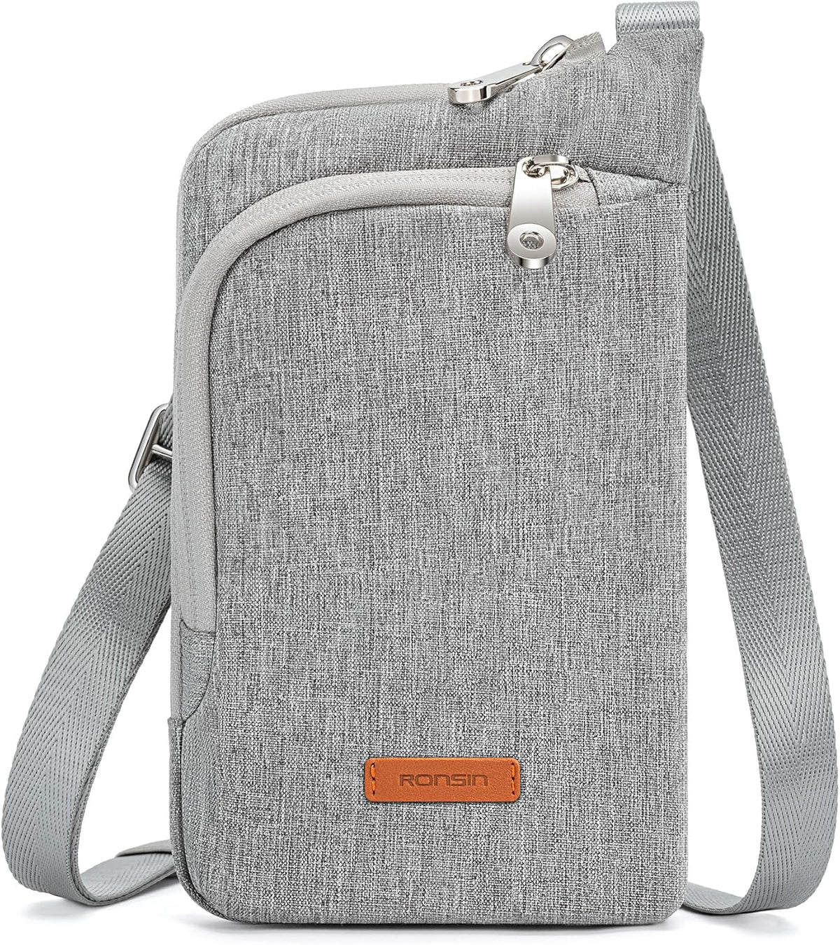 Small Anti Theft Crossbody Bags for Women Nylon Cell Phone Purses RFID Blocking Travel Purse with Locking Zipper