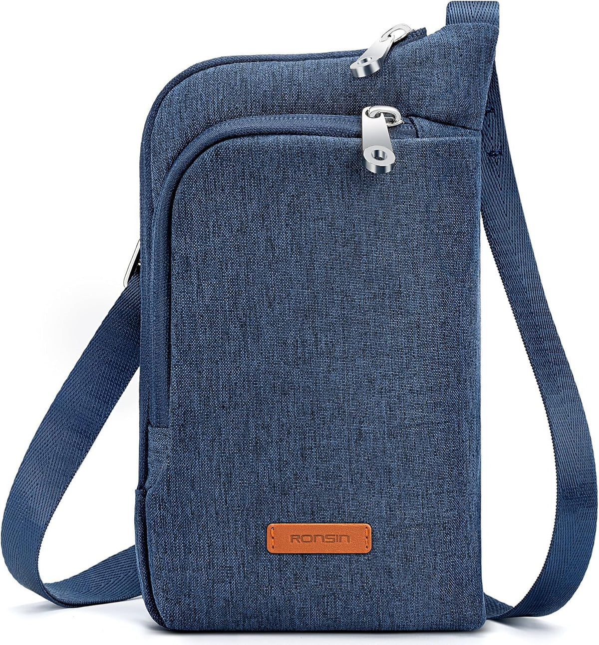 Small Anti Theft Crossbody Bags for Women Nylon Cell Phone Purses RFID Blocking Travel Purse with Locking Zipper