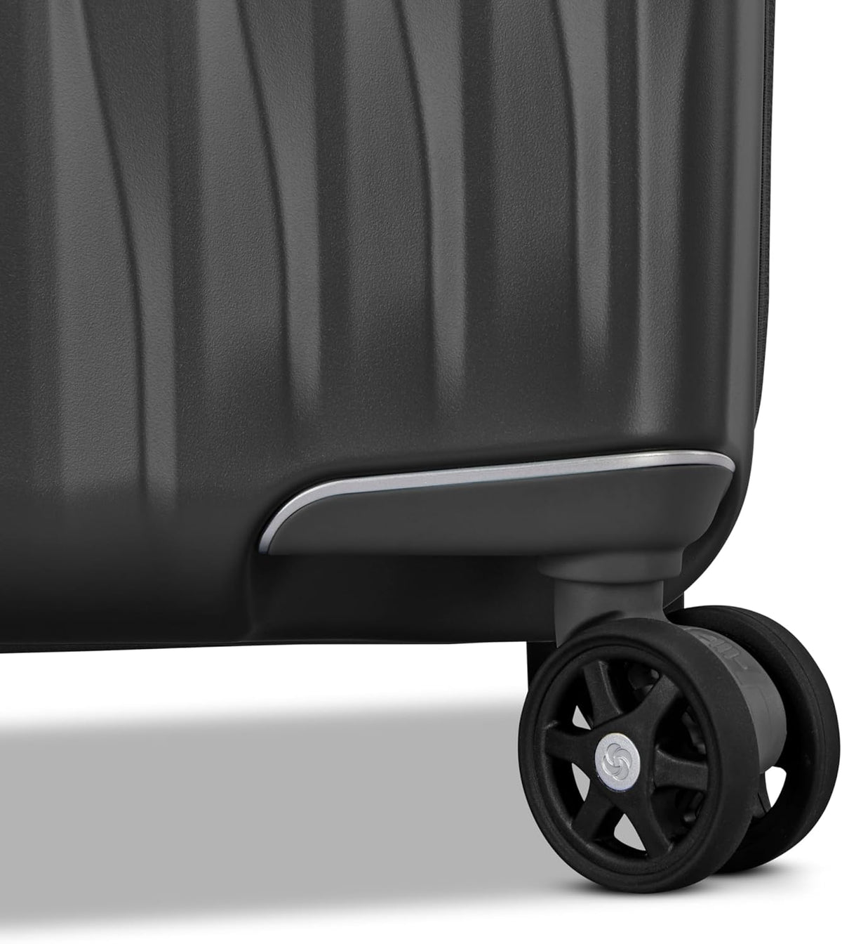 UpLIFT Carry-On Hardside Luggage with Spinner Wheels - Airline-Approved, TSA Lock, Adjustable Handle System - Polycarbonate Hard Suitcase for Ultra Lightweight Travel - Silver Shimmy