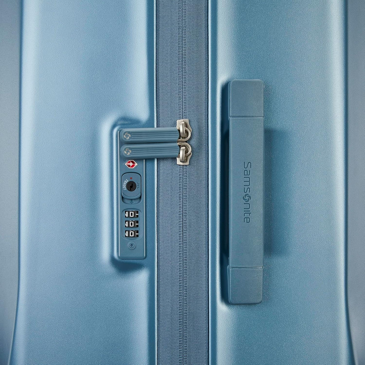 UpLIFT Carry-On Hardside Luggage with Spinner Wheels - Airline-Approved, TSA Lock, Adjustable Handle System - Polycarbonate Hard Suitcase for Ultra Lightweight Travel - Silver Shimmy