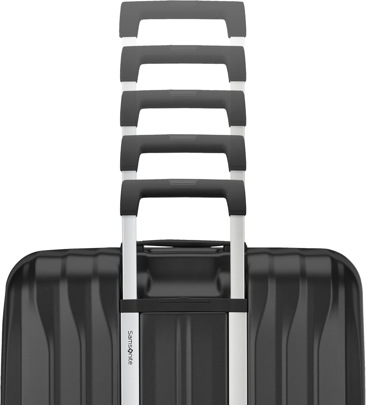 UpLIFT Carry-On Hardside Luggage with Spinner Wheels - Airline-Approved, TSA Lock, Adjustable Handle System - Polycarbonate Hard Suitcase for Ultra Lightweight Travel - Silver Shimmy