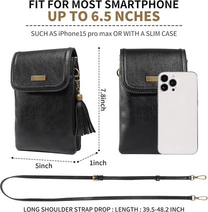 Small Crossbody Bag for Women - Phone Purse Crossbody Cell Phone Purse for Women with 2 Strap