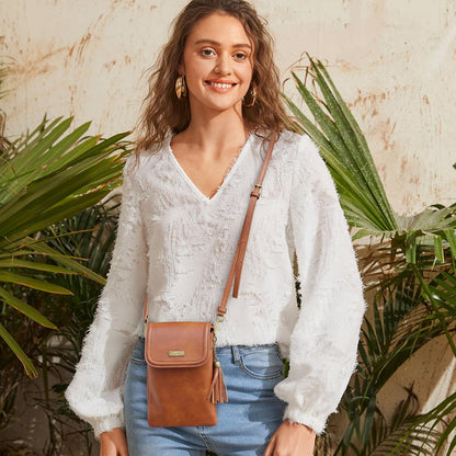 Small Crossbody Bag for Women - Phone Purse Crossbody Cell Phone Purse for Women with 2 Strap