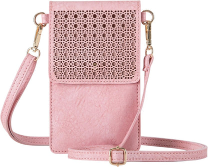 Small Crossbody Bag for Women - Phone Purse Crossbody Cell Phone Purse for Women with 2 Strap