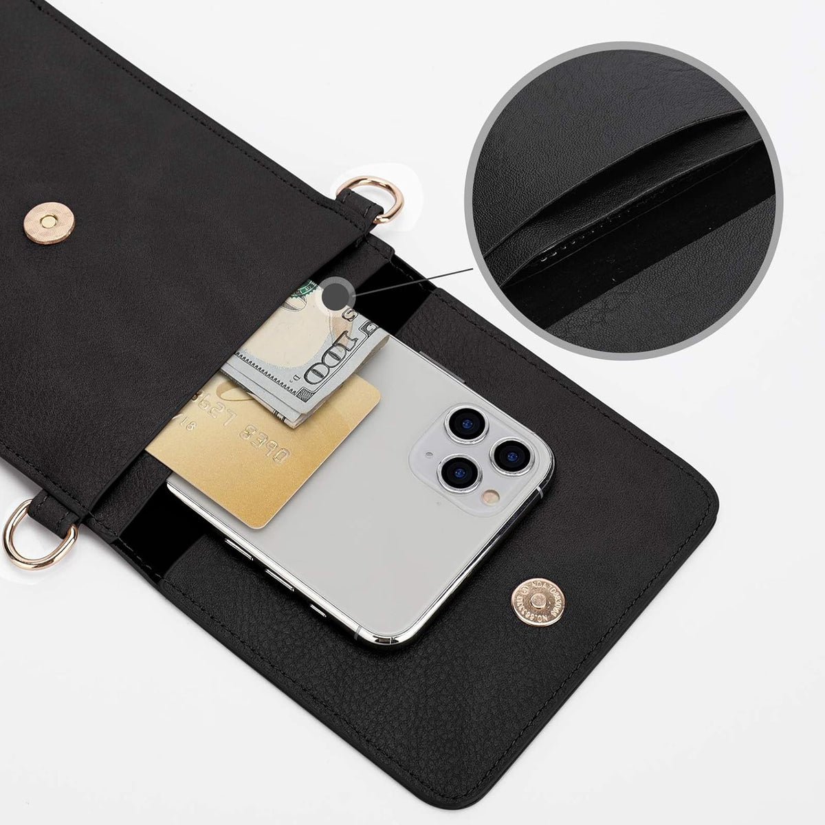 Small Crossbody Bag for Women - Phone Purse Crossbody Cell Phone Purse for Women with 2 Strap