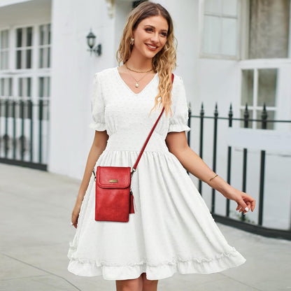 Small Crossbody Bag for Women - Phone Purse Crossbody Cell Phone Purse for Women with 2 Strap