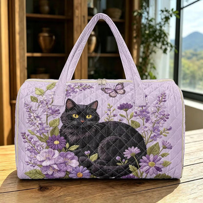 Bow Desgin Quilted Gym Bag For Women Travel Sport Tote Shoulder Bag - Colors B