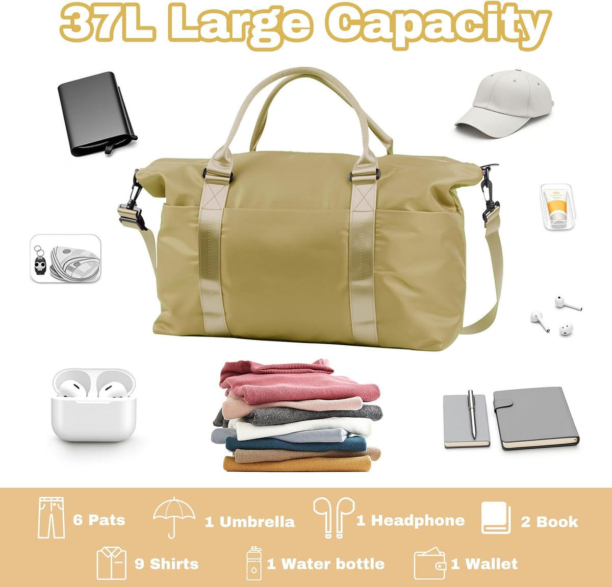 Weekender Duffel Bags for Women, Purple Travel Totes Bag for Airplane Essentials, Overnight Bags for Women with Trolley Sleeve, Large Carry On Hospital Bag for Labor and Delivery, Sport, Gym