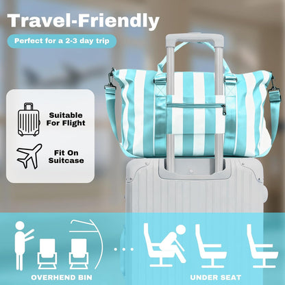 Weekender Duffel Bags for Women, Purple Travel Totes Bag for Airplane Essentials, Overnight Bags for Women with Trolley Sleeve, Large Carry On Hospital Bag for Labor and Delivery, Sport, Gym