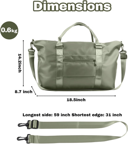 Weekender Duffel Bags for Women, Purple Travel Totes Bag for Airplane Essentials, Overnight Bags for Women with Trolley Sleeve, Large Carry On Hospital Bag for Labor and Delivery, Sport, Gym