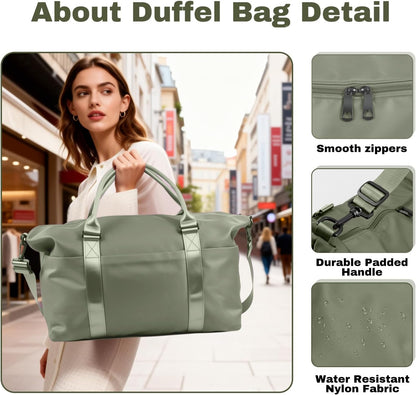 Weekender Duffel Bags for Women, Purple Travel Totes Bag for Airplane Essentials, Overnight Bags for Women with Trolley Sleeve, Large Carry On Hospital Bag for Labor and Delivery, Sport, Gym