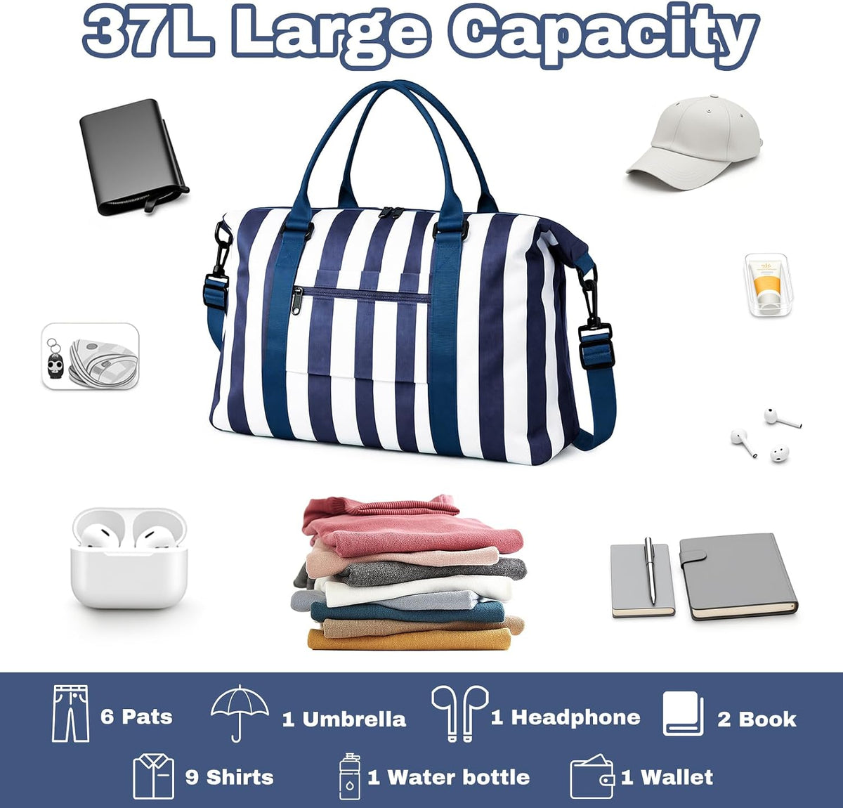Weekender Duffel Bags for Women, Purple Travel Totes Bag for Airplane Essentials, Overnight Bags for Women with Trolley Sleeve, Large Carry On Hospital Bag for Labor and Delivery, Sport, Gym